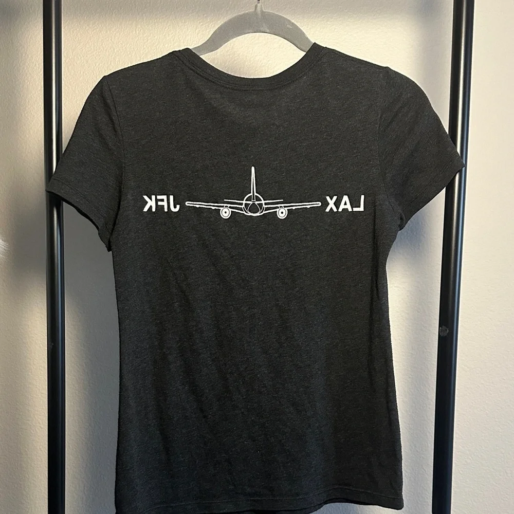 Charcoal Gray Graphic Tee - Picture 4 of 5